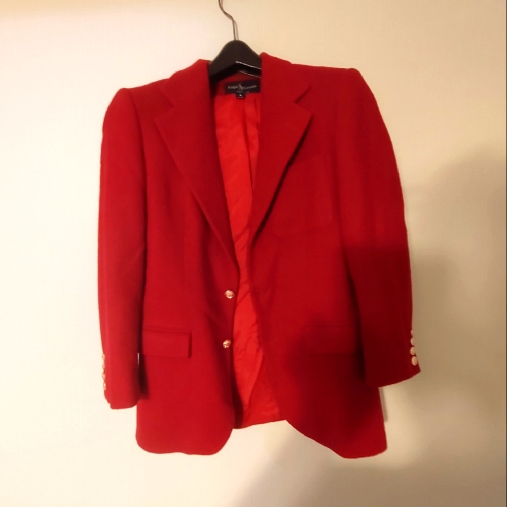 Red blazer
